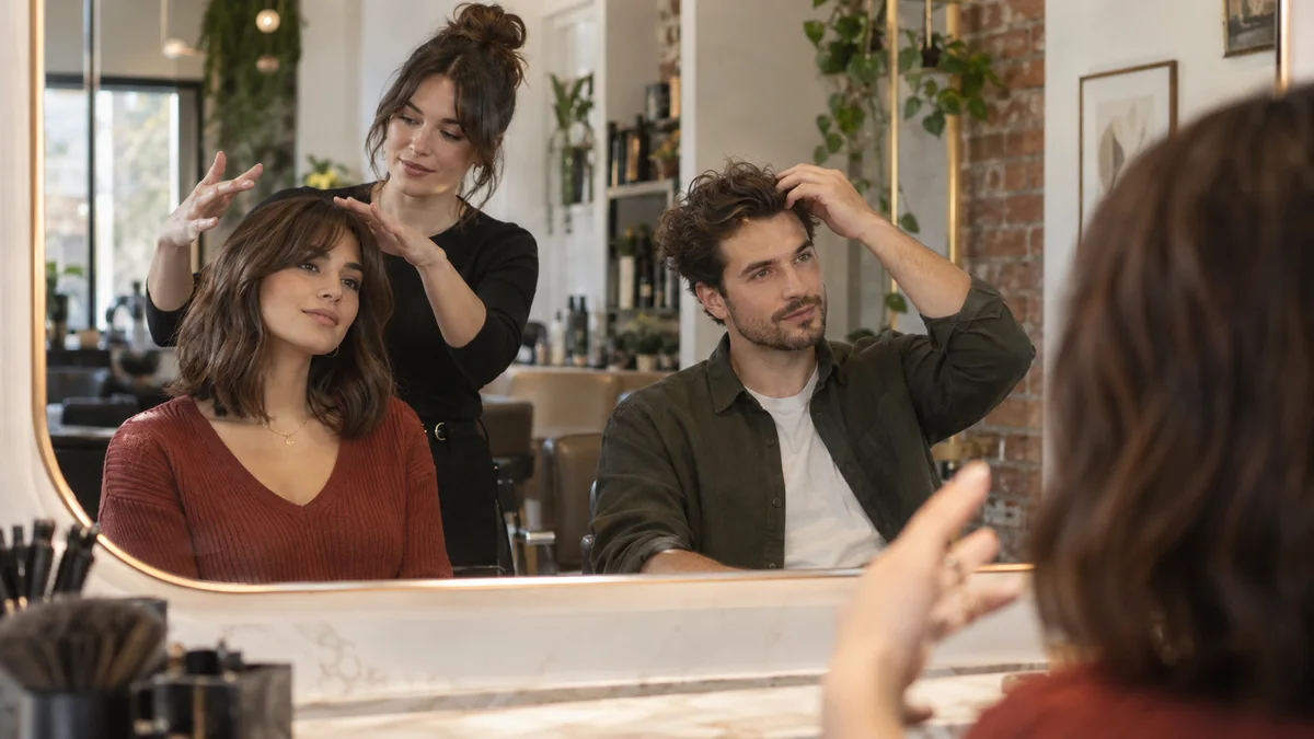 Consultation de profil pour choisir une coupe adaptée aux proportions du visage